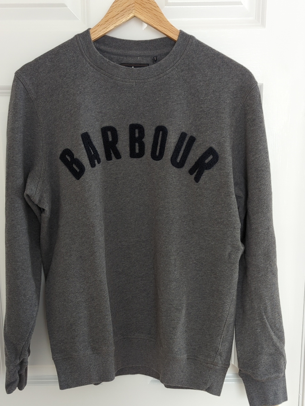 Barbour Essential Prep Logo Sweatshirt in Charcoal